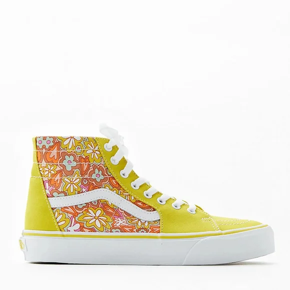 Vans Retro Floral Sk8-Hi Tapered Sneakers Women's 8 Men's 6.5 - Picture 1 of 8